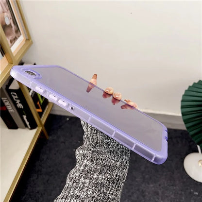 For Samsung Galaxy Tab A9+ Case Transparent Acrylic+TPU Tablet Cover