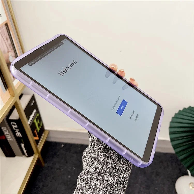 For Samsung Galaxy Tab A9+ Case Transparent Acrylic+TPU Tablet Cover