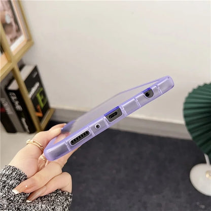 For Samsung Galaxy Tab A9+ Case Transparent Acrylic+TPU Tablet Cover