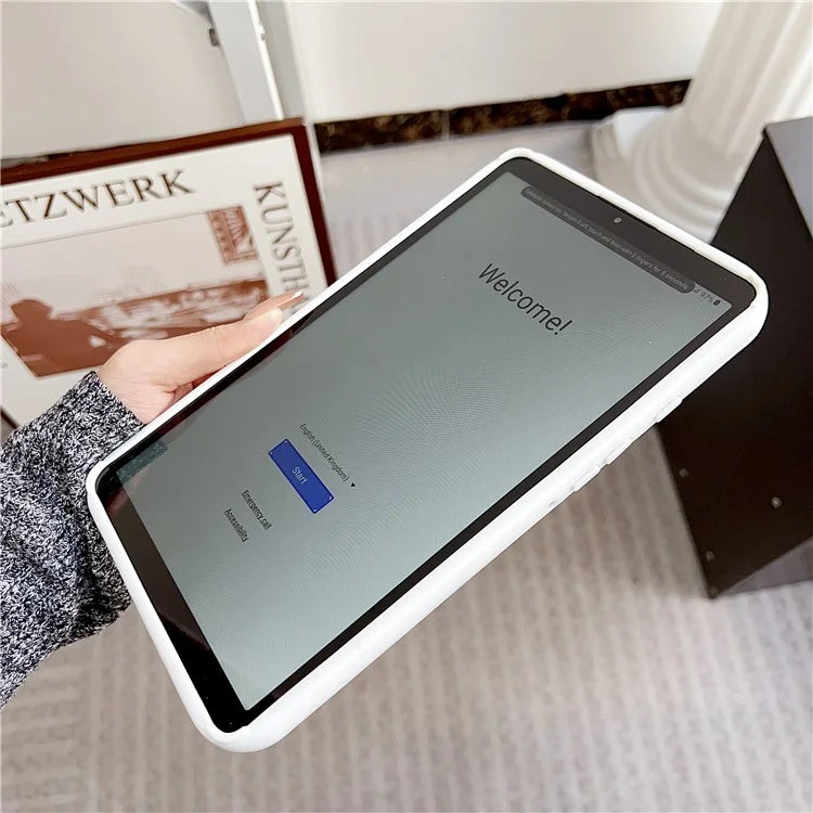 For Samsung Galaxy Tab A9 TPU Tablet Case 3D Wave Shape Solid Color Cover