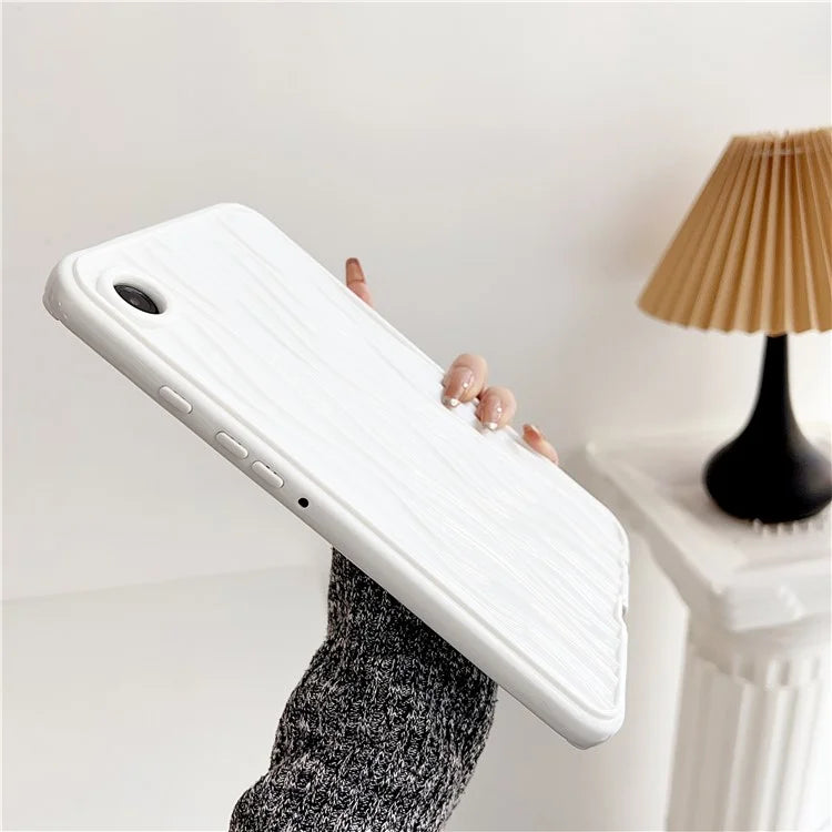 For Samsung Galaxy Tab A9 TPU Tablet Case 3D Wave Shape Solid Color Cover