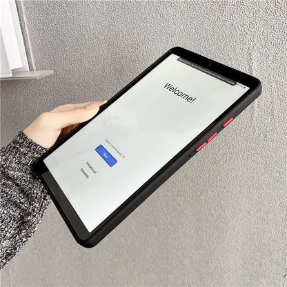 For Samsung Galaxy Tab A9 Case PC + TPU Anti-Scratch Tablet Cover Skin Touch Feeling