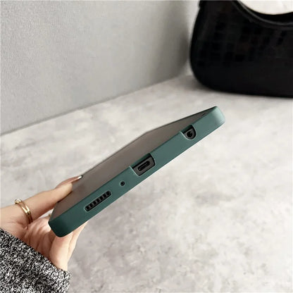 For Samsung Galaxy Tab A9 Case PC + TPU Anti-Scratch Tablet Cover Skin Touch Feeling
