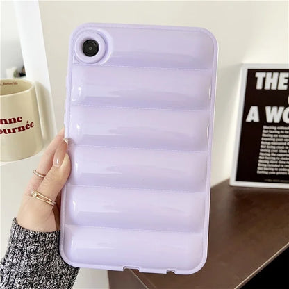 For Samsung Galaxy Tab A9+ Protective Case TPU Airbag Down Jacket Tablet Cover