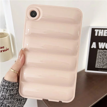 For Samsung Galaxy Tab A9+ Protective Case TPU Airbag Down Jacket Tablet Cover