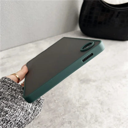For Samsung Galaxy Tab A9+ Skin Touch Case PC + TPU Anti-Drop Shell Tablet Cover