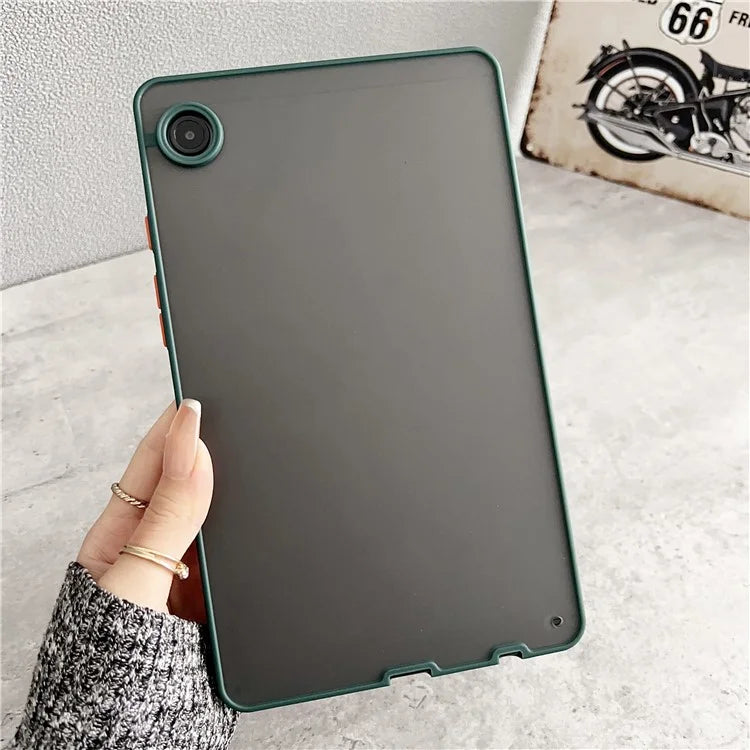 For Samsung Galaxy Tab A9+ Skin Touch Case PC + TPU Anti-Drop Shell Tablet Cover