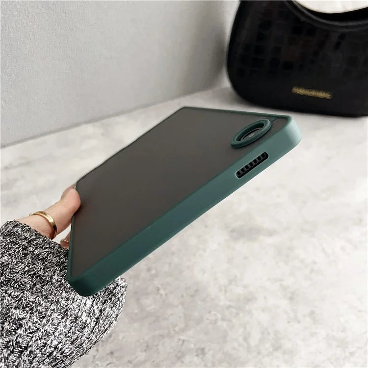 For Samsung Galaxy Tab A9+ Skin Touch Case PC + TPU Anti-Drop Shell Tablet Cover
