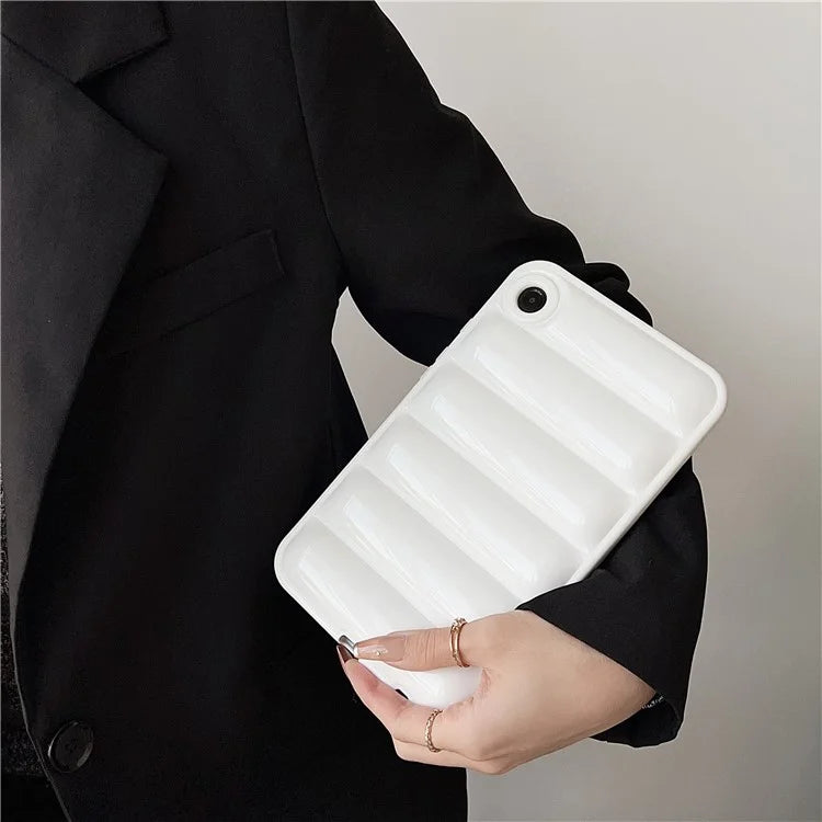 For Samsung Galaxy Tab A9 Candy Color Case Down Jacket Soft Touch Tablet Cover