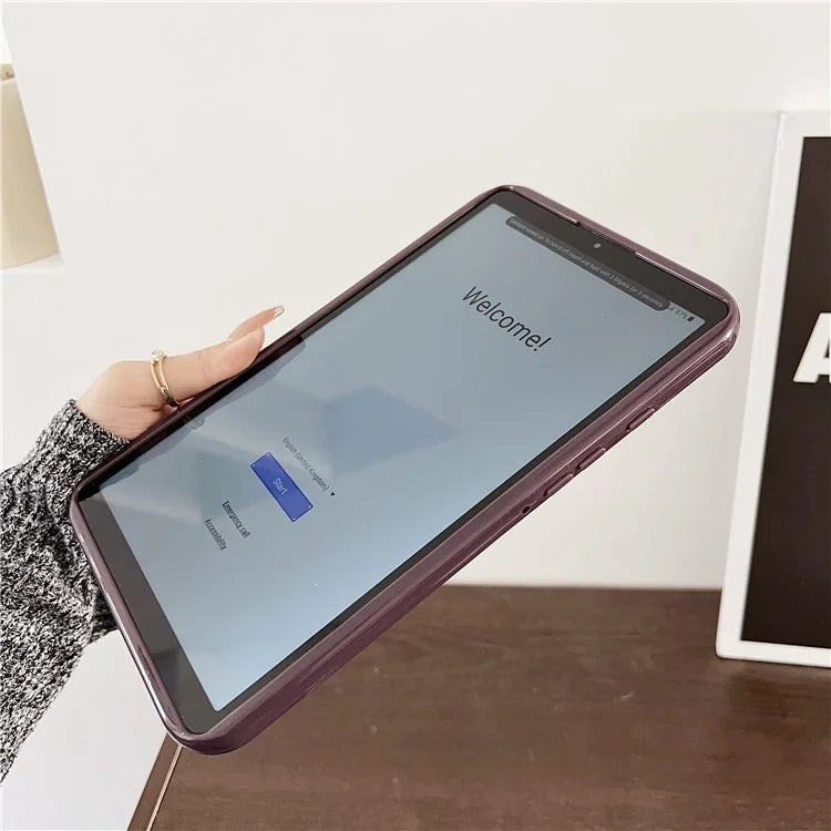 For Samsung Galaxy Tab A9 Candy Color Case Down Jacket Soft Touch Tablet Cover