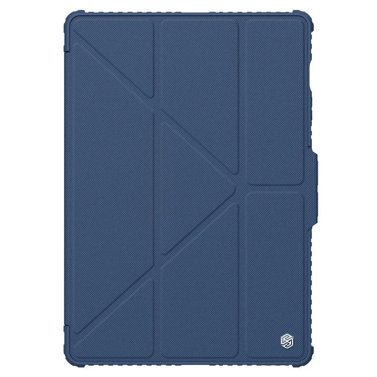 NILLKIN Bumper Leather Case Pro for Samsung Galaxy Tab S9 FE+ Tablet Cover Anti-fall Auto Wake / Sleep Case