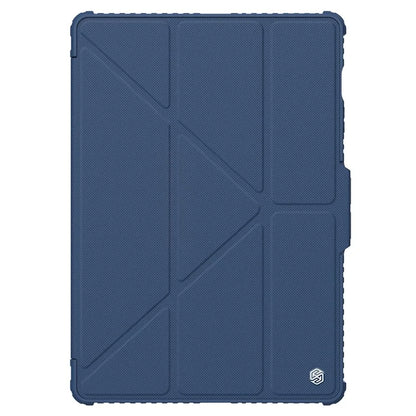 NILLKIN Bumper Leather Case Pro for Samsung Galaxy Tab S9 FE+ Tablet Cover Anti-fall Auto Wake / Sleep Case