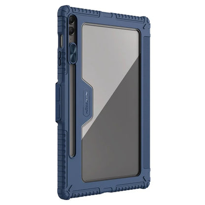 NILLKIN Bumper Leather Case Pro for Samsung Galaxy Tab S9 FE+ Tablet Cover Anti-fall Auto Wake / Sleep Case