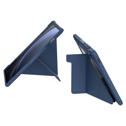NILLKIN Bumper Leather Case Pro for Samsung Galaxy Tab S9 FE+ Tablet Cover Anti-fall Auto Wake / Sleep Case