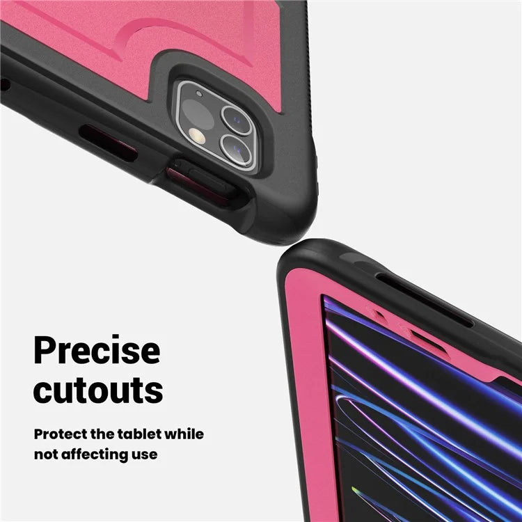 For iPad Pro 11 (2018) / (2020) / (2021) / (2022) / iPad Air (2020) / (2022) Case Kickstand Tablet Cover with Pencil Holder