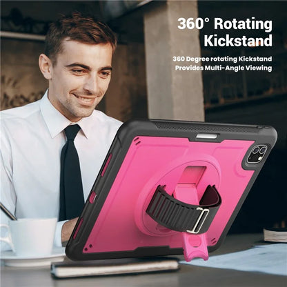 For iPad Pro 11 (2018) / (2020) / (2021) / (2022) / iPad Air (2020) / (2022) Case Kickstand Tablet Cover with Pencil Holder