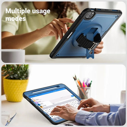 For iPad Pro 11 (2018) / (2020) / (2021) / (2022) / iPad Air (2020) / (2022) Case Kickstand Tablet Cover with Pencil Holder