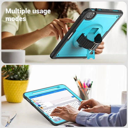 For iPad Pro 11 (2018) / (2020) / (2021) / (2022) / iPad Air (2020) / (2022) Case Kickstand Tablet Cover with Pencil Holder