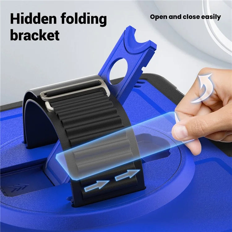 For iPad Pro 11 (2018) / (2020) / (2021) / (2022) / iPad Air (2020) / (2022) Case Kickstand Tablet Cover with Pencil Holder