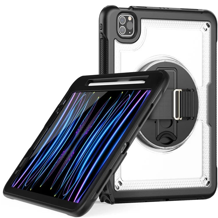 For iPad Pro 11 (2018) / (2020) / (2021) / (2022) / iPad Air (2020) / (2022) Case Kickstand Tablet Cover with Pencil Holder