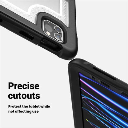 For iPad Pro 11 (2018) / (2020) / (2021) / (2022) / iPad Air (2020) / (2022) Case Kickstand Tablet Cover with Pencil Holder
