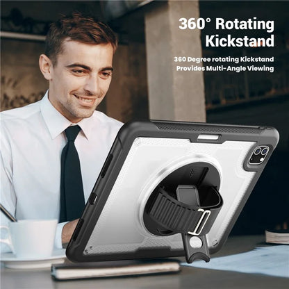 For iPad Pro 11 (2018) / (2020) / (2021) / (2022) / iPad Air (2020) / (2022) Case Kickstand Tablet Cover with Pencil Holder