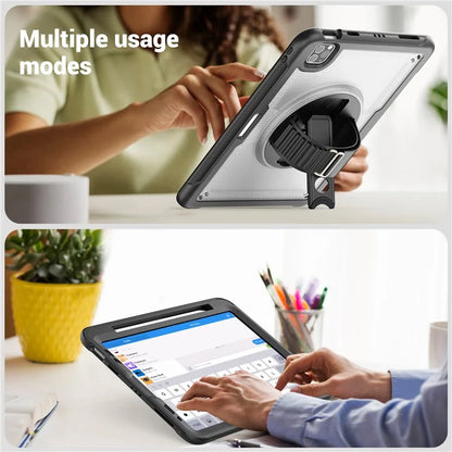 For iPad Pro 11 (2018) / (2020) / (2021) / (2022) / iPad Air (2020) / (2022) Case Kickstand Tablet Cover with Pencil Holder