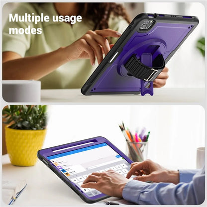 For iPad Pro 11 (2018) / (2020) / (2021) / (2022) / iPad Air (2020) / (2022) Case Kickstand Tablet Cover with Pencil Holder