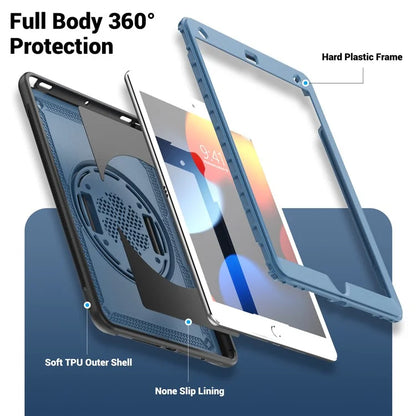 For iPad 10.2 (2019) / (2020)(2021) / iPad Pro 10.5-inch (2017) / iPad Air 10.5 inch (2019) Case Hand Strap Tablet Cover