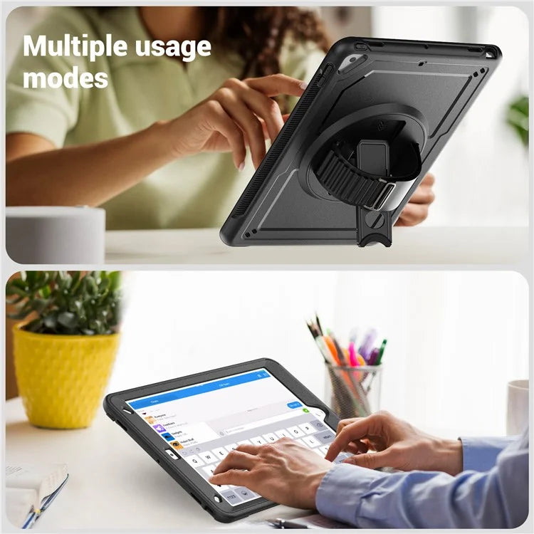 For iPad 10.2 (2019) / (2020)(2021) / iPad Pro 10.5-inch (2017) / iPad Air 10.5 inch (2019) Case Hand Strap Tablet Cover