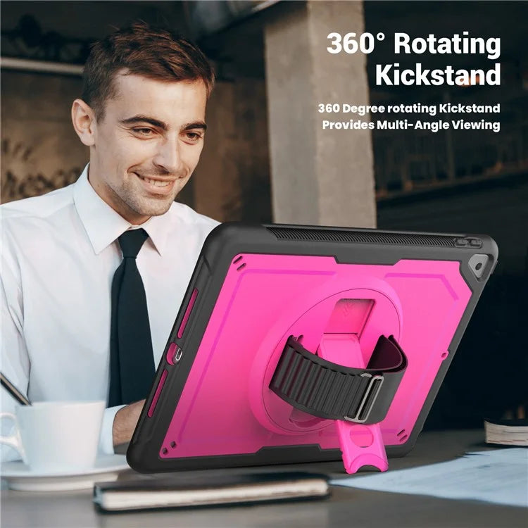 For iPad 10.2 (2019) / (2020)(2021) / iPad Pro 10.5-inch (2017) / iPad Air 10.5 inch (2019) Case Hand Strap Tablet Cover