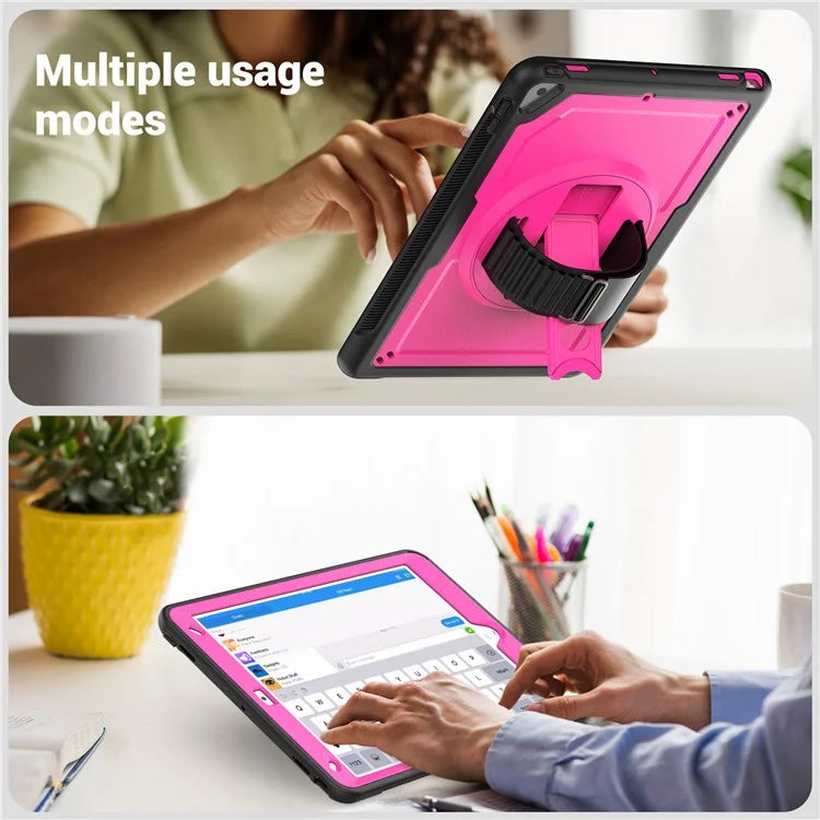 For iPad 10.2 (2019) / (2020)(2021) / iPad Pro 10.5-inch (2017) / iPad Air 10.5 inch (2019) Case Hand Strap Tablet Cover