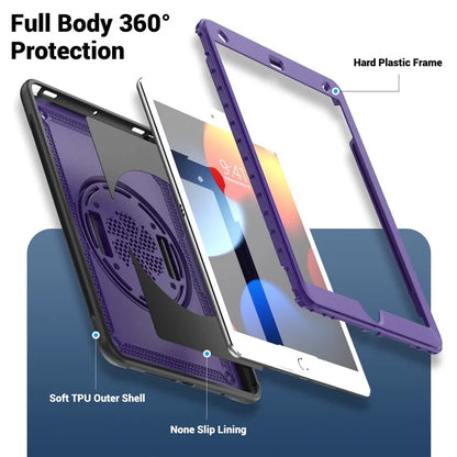 For iPad 10.2 (2019) / (2020)(2021) / iPad Pro 10.5-inch (2017) / iPad Air 10.5 inch (2019) Case Hand Strap Tablet Cover