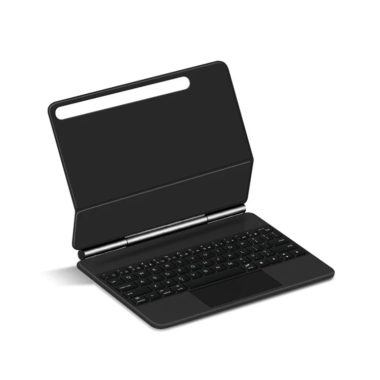 For Samsung Galaxy Tab S7 Leather Folio Cover Ultra-thin Bluetooth Keyboard with Touchpad