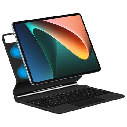 For Xiaomi Pad 5 Leather Tablet Case Wireless Bluetooth Keyboard with Touchpad