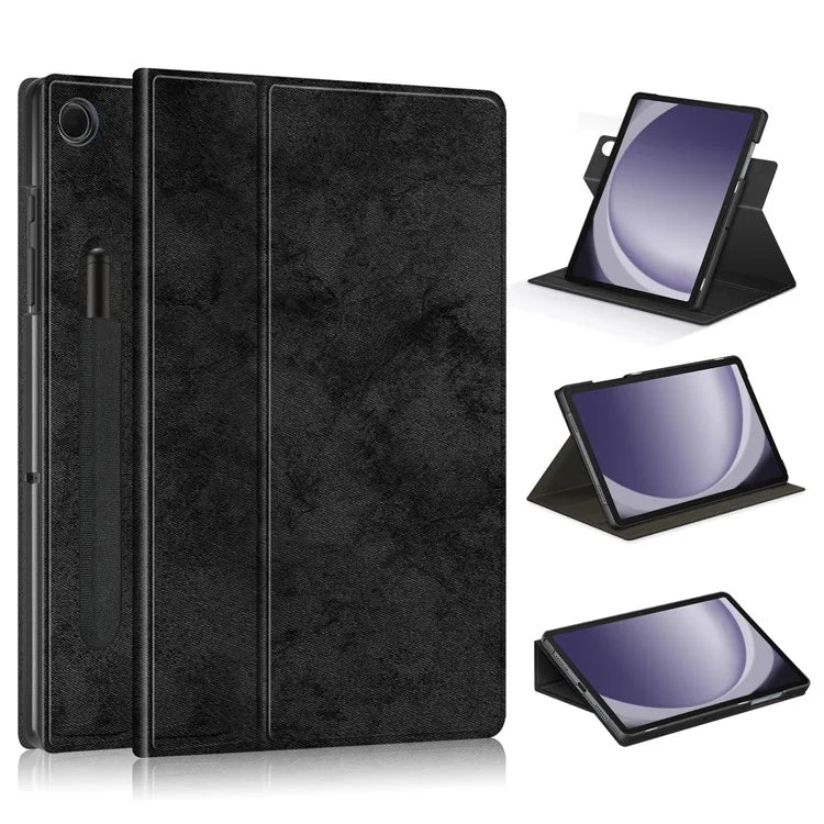 For Samsung Galaxy Tab A9+ SM-X210 SM-X216 SM-X218 Case Leather Tablet Rotary Stand Cover