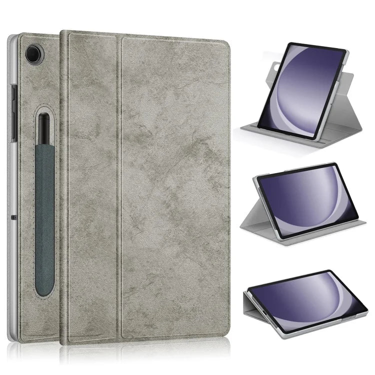 For Samsung Galaxy Tab A9+ SM-X210 SM-X216 SM-X218 Case Leather Tablet Rotary Stand Cover