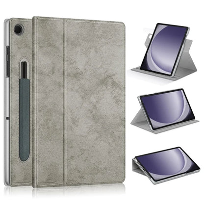 For Samsung Galaxy Tab A9+ SM-X210 SM-X216 SM-X218 Case Leather Tablet Rotary Stand Cover
