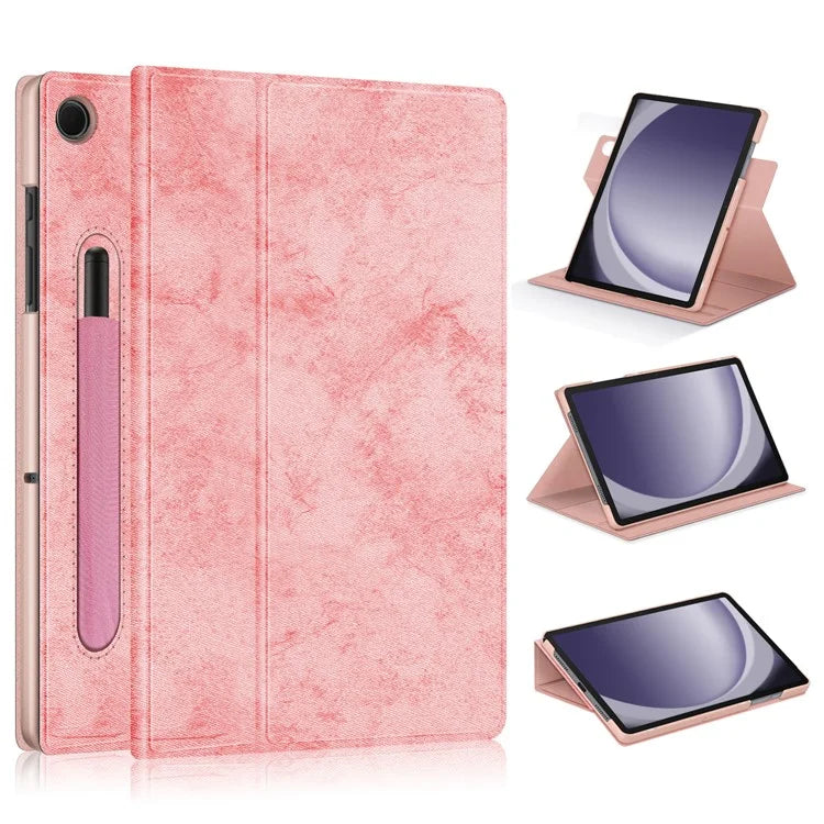 For Samsung Galaxy Tab A9+ SM-X210 SM-X216 SM-X218 Case Leather Tablet Rotary Stand Cover