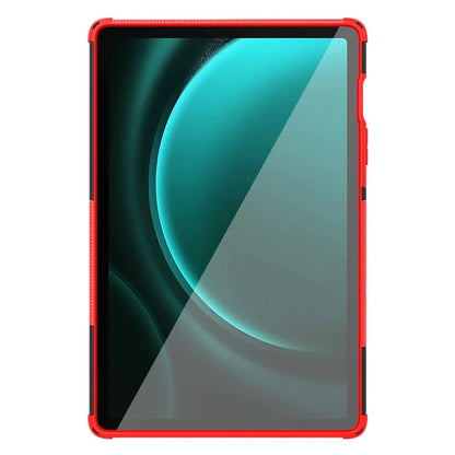 For Samsung Galaxy Tab S9 FE Kickstand Case TPU+PC Tablet Cover Tire Texture
