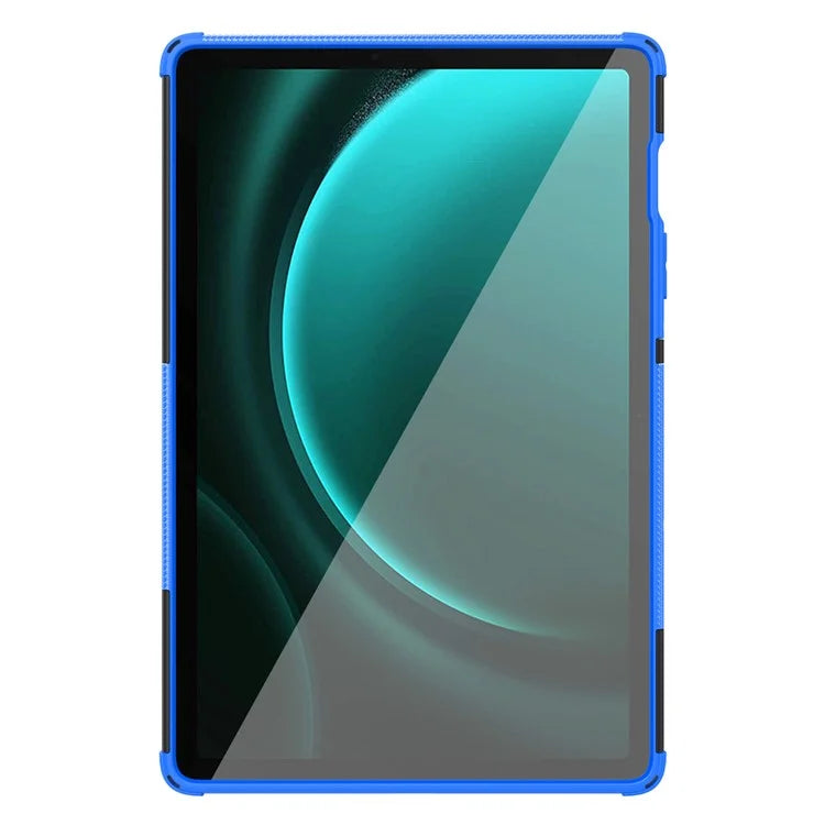 For Samsung Galaxy Tab S9 FE Kickstand Case TPU+PC Tablet Cover Tire Texture