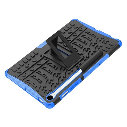 For Samsung Galaxy Tab S9 FE Kickstand Case TPU+PC Tablet Cover Tire Texture