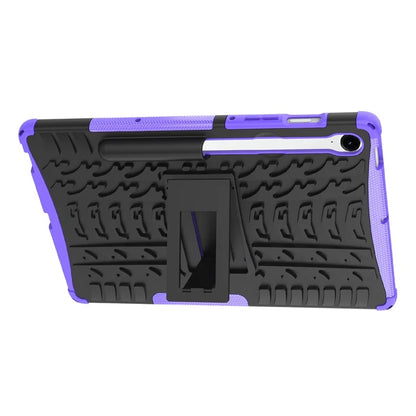 For Samsung Galaxy Tab S9 FE Kickstand Case TPU+PC Tablet Cover Tire Texture