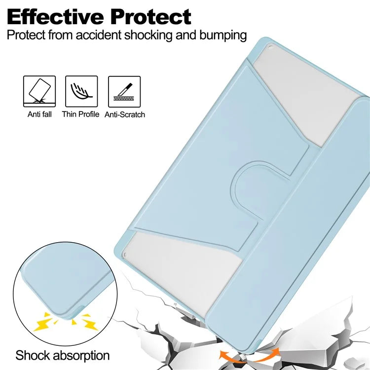 For Lenovo Tab M11 / Xiaoxin Pad 11 2024 Case PU+Acrylic Tablet Stand Cover with Bluetooth Keyboard