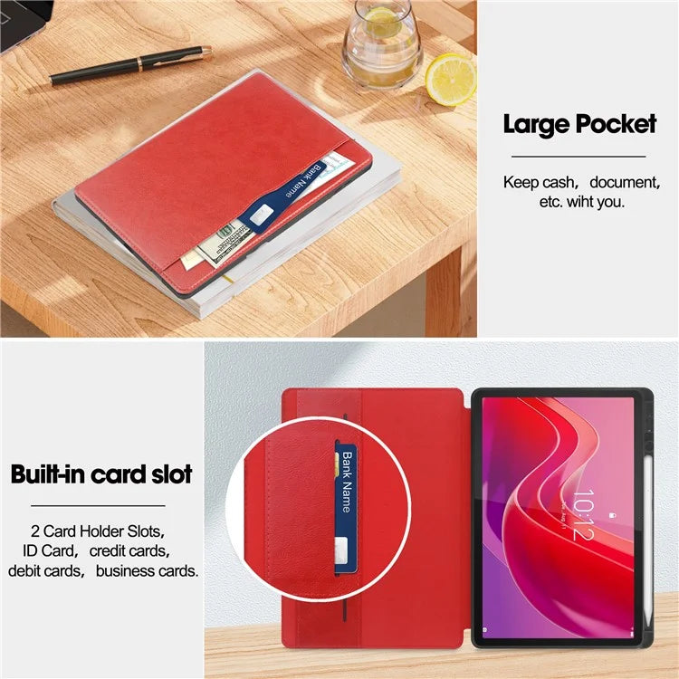 For Lenovo Tab M11 / Xiaoxin Pad 11 2024 Case Shockproof Leather Auto Wake  /  Sleep Tablet Stand Cover