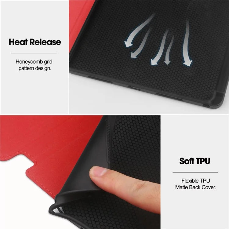 For Lenovo Tab M11 / Xiaoxin Pad 11 2024 Case Shockproof Leather Auto Wake  /  Sleep Tablet Stand Cover