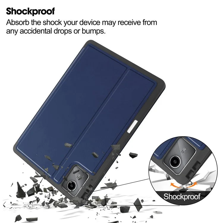 For Lenovo Tab M11 / Xiaoxin Pad 11 2024 Case Shockproof Leather Auto Wake  /  Sleep Tablet Stand Cover