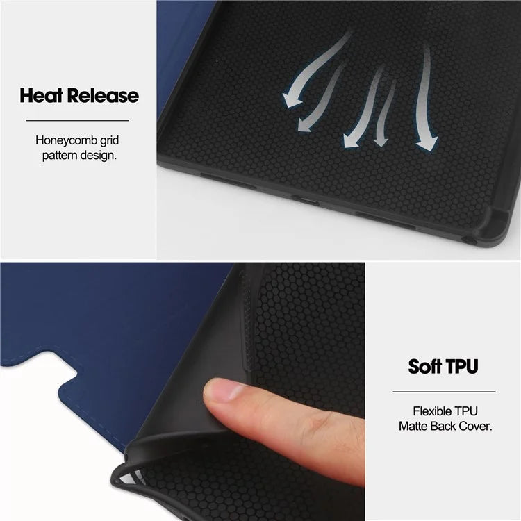 For Lenovo Tab M11 / Xiaoxin Pad 11 2024 Case Shockproof Leather Auto Wake  /  Sleep Tablet Stand Cover