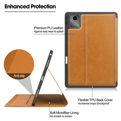 For Lenovo Tab M11 / Xiaoxin Pad 11 2024 Case Shockproof Leather Auto Wake  /  Sleep Tablet Stand Cover