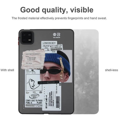 For Xiaomi Pad 6 / Pad 6 Pro Pattern Case PC+TPU Shockproof Protective Tablet Cover